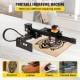 Kaufen Sie Mini-Lasergravierer, 190 x 170 mm, 4,5 W, Desktop-Graviermaschine, kompatibel mit Windows 7/8/10/11, iOS/Android, CNC-Graviermaschine für Papier, Holz, Leder, Stoff, Kunststoff, Acryl