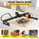 Buy Mini Laser Engraver 270 x 440mm 5.5W Desktop Engraving Machine Compatible with Windows7/8/10/11, iOS/Android CNC Engraving Machine for Paper, Wood, Leather, Fabric, Plastic, Acrylic