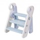 VEVOR Taburete con Escalón para Niños Plegable Ajustable de 3 a 2 Escalones Azul