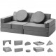 Buy Children's Sofa Modular Sofa 15 Geometric Pieces High Density Sponge