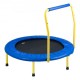 VEVOR Trampolín para Niños Plegable Cama Elástica Interior Exterior 92 cm para Niños Pequeños con Mango de Espuma Ejercicios de Trampolín Recreativos Regalo de Cumpleaños para Niños Más de 3 Años