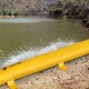 Comprar Barrera contra inundaciones Barrera hidráulica de 12' de largo x 12" de alto para desvío de agua