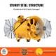 Buy Industrial Air Extractor 300 W Portable Extractor Fan 254 mm Air Volume 3299 m3/h 3 m Power Cable Without Charging Socket Portable Fan for Sucking Dust, Smoke