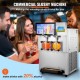 Kaufen Sie Kommerzielle Slush-Maschine, 8 l/2,1 Gallonen Margarita-Maschine, 1050 W Edelstahl-Margarita-Maker, Slush-Maker für Partys, Cafés, Restaurants, Bars und