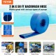 Comprar Manguera de Retrolavado de Piscina 2"x50' Manguera de Descarga Plana de PVC Resistente con Accesorios Camlock C&E de Aluminio, Abrazaderas, Compatible con Bombas, Filtros de Arena, para Drenaje