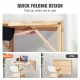 Buy Folding Wall Table 80x59.9x43.8cm Solid Wood Folding Wall Desk Wall Mounted Drop Leaf Table Load 45kg Easy Installation for Limited Spaces Kitchen Dining Room Loft