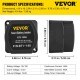 Buy 12V 140A Voltage Sensitive Relay Split Charge Relay 2m Red Battery Cable Nylon Plastic Voltage Sensitive Relay Split Charger Relay Kit with Complete Accessories