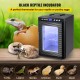 Koop 25L Incubator voor reptieleneieren Zwarte incubator voor reptieleneieren 5-60°C Wetenschappelijke incubator Hatcher Verwarming LED-display voor kleine reptielen