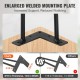 Buy Hairpin Table Legs 4 PCS Furniture Legs 710 mm Solid Steel Load Capacity 227 kg Office Legs 2 Rods with Screws and Protective Skids for Home Office Dining Room, Black