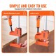 Buy Bar Clamps for Woodworking, 2 Pack 50 Inch Parallel Clamps, F Clamp with 1100lbs Load Limit, Uniform Pressure, Plastic and Carbon Steel