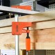 Buy Bar Clamps for Woodworking, 2 Pack 50 Inch Parallel Clamps, F Clamp with 1100lbs Load Limit, Uniform Pressure, Plastic and Carbon Steel