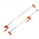 Buy Bar Clamps for Woodworking, 2 Pack 50 Inch Parallel Clamps, F Clamp with 1100lbs Load Limit, Uniform Pressure, Plastic and Carbon Steel