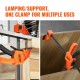 Buy Set of 2 Bar Clamps with 304.8 mm Opening and 4 Bar Clamps with 152.4 mm Opening Carpenter Clamps for Woodworking 68 kg Capacity Wood Clamps