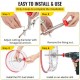 Buy Round Hole Saw Cutter Kit Adjustable Diameter 40-300mm Circular Hole Saw Cutter Steel Hole Saw with Dust Collector for Ceiling Cement Plasterboard