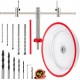 Buy Round Hole Saw Cutter Kit Adjustable Diameter 40-300mm Circular Hole Saw Cutter Steel Hole Saw with Dust Collector for Ceiling Cement Plasterboard