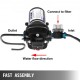 Buy FL-40 Pressure Water Pump 12V Diaphragm Pump High Pressure Water Pump 17L/min Water Pump