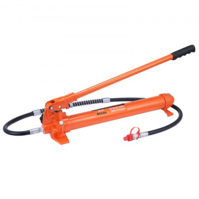 Kit de Ariete Hidráulico Portátil 20 T Kit de Reparación de Energía para Carrocería 145 mm Juego de Cilindros Hidráulicos con 3 Vástagos 100/300/500 mm para Reparación de Coches Construcción