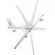 Buy Wind Generator Wind Generator Wind Turbine Wind Turbine Generator 500W 12V Adjustable Wind Turbine with 5 Blades Speed