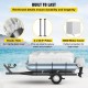 Buy 17-20ft Boat Covers Boat Cover 600D Oxford Fabric Waterproof Boat Cover 6.2 x 3.6m Pole Outer Pontoon Covers 137cm Motor Protective Cover