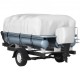 Buy 17-20ft Boat Covers Boat Cover 600D Oxford Fabric Waterproof Boat Cover 6.2 x 3.6m Pole Outer Pontoon Covers 137cm Motor Protective Cover