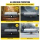 Buy 25-28ft Boat Covers Boat Cover 600D Oxford Fabric Waterproof Boat Cover 6.2 x 3.6m Pole Outer Pontoon Covers 137cm Motor Protective Cover 2 Poles