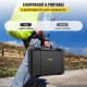 Buy 15.6" Hard Laptop Case Waterproof Hard Case 46x36x13 cm IP67 Waterproof Carrying Case, Crushproof, Polypropylene Material for Outdoor