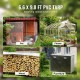 Buy Transparent Waterproof Tarpaulin with Eyelets 2x3m Waterproof PVC Tarpaulin for Outdoors Protective Vinyl Curtain for Covering Greenhouse Terrace Pavilion Garage Garden Boats Wooden Piles