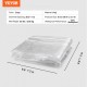 Buy Transparent Waterproof Tarpaulin with Eyelets 2x3m Waterproof PVC Tarpaulin for Outdoors Protective Vinyl Curtain for Covering Greenhouse Terrace Pavilion Garage Garden Boats Wooden Piles