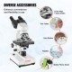 Buy 40X-2500X Biological Compound Microscope with 2-Layer Stage Biology