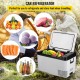 Buy Portable Electric Refrigerator 25 L 60 W Portable Refrigerator with 2 Zones 12/24 V Travel Camping Refrigerator Efficient Cooling -20°C - 20°C