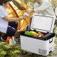 Buy Portable Electric Refrigerator 25 L 60 W Portable Refrigerator with 2 Zones 12/24 V Travel Camping Refrigerator Efficient Cooling -20°C - 20°C