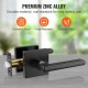 Buy Door Handle 1 Piece Door Handle without Lock Reversible Pull Right-Left Opening with 45 ° Rotation 118x23x55 mm Zinc Alloy Handle for Hallway Living Room Office