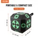 Buy Archery Target 381x381x381mm Portable Square Target for Bows and Arrows 18 Sides Self Healing XPE Foam High Visibility for Long Distance Training Archer