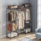 Buy Clothes Rack with 8 Shelves and 4 Bars Free Standing Clothes Rack 174 x 45 x 180 cm Load 360 kg Adjustable and Removable Steel Clothes Rack for Storing Clothes, Shoes, Boxes in the Bedroom