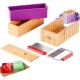 Buy Soap Making Kit, Bamboo Cutting Box and Inner Box with Silicone Mold, Stainless Steel Straight Cutter and Wavy Cutter, DIY Soap Cheese Candle Making Supplies