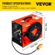 Buy PCP Air Compressor 30Mpa 4500Psi Air Compressor Pump 12V DC 110/220V AC High Pressure Air Pump 34x17x26cm, Auto Stop, with Built-in Fan for PCP Air Rifle