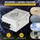 Buy PV Combiner Box 15A 500V 4 Circuits Solar Power Combiner Box Plastic 17 x 23 x 11 cm Small Combiner Box -30℃ to 70℃ IP65 Protection Grade for Solar Panel Kit