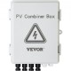 Buy PV Combiner Box 15A 500V 4 Circuits Solar Power Combiner Box Plastic 17 x 23 x 11 cm Small Combiner Box -30℃ to 70℃ IP65 Protection Grade for Solar Panel Kit