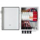 Buy PV Combiner Box 15A 500V 4 Circuits Solar Power Combiner Box Plastic 17 x 23 x 11 cm Small Combiner Box -30℃ to 70℃ IP65 Protection Grade for Solar Panel Kit