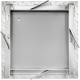 Comprar Tampa para bueiro 30 x 30cm Tampa do poço em chapa de aço galvanizado Moldura 37 x 37cm Tampa adequada para cisterna Tampa da cisterna com altura