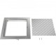 Buy Manhole cover 30 x 30cm Galvanized steel plate manhole cover 37 x 37cm frame Cover suitable for cistern Cistern cover with height