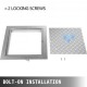 Buy Manhole cover 30 x 30cm Galvanized steel plate manhole cover 37 x 37cm frame Cover suitable for cistern Cistern cover with height