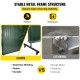 Buy Welding Curtain 183 x 183 cm Welding Protection Curtain with 4 Wheels, Flame Resistant Vinyl Material, Welding Curtain with High UV Protection against Sparks, Green