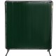 Buy Welding Curtain 183 x 183 cm Welding Protection Curtain with 4 Wheels, Flame Resistant Vinyl Material, Welding Curtain with High UV Protection against Sparks, Green