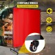 Buy Welding Curtains Welding Screens 6' x 6' (183cm x 183cm) Flame Retardant Vinyl with Red Frame