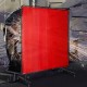 Buy Welding Curtains Welding Screens 6' x 6' (183cm x 183cm) Flame Retardant Vinyl with Red Frame