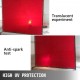 Buy Welding Curtain 183 x 244 cm Welding Protection Curtain with 4 Wheels, Flame Resistant Vinyl Material, Welding Curtain with High UV Protection against Sparks, Red