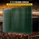 Buy Welding Curtain 183x244 cm Welding Protection Curtain with 4 Wheels, Flame Resistant Vinyl Material Welding Curtain with High Spark Protection, Dark Green