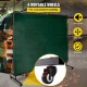 Buy Welding Curtain 183x244 cm Welding Protection Curtain with 4 Wheels, Flame Resistant Vinyl Material Welding Curtain with High Spark Protection, Dark Green