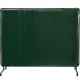 Buy Welding Curtain 183x244 cm Welding Protection Curtain with 4 Wheels, Flame Resistant Vinyl Material Welding Curtain with High Spark Protection, Dark Green